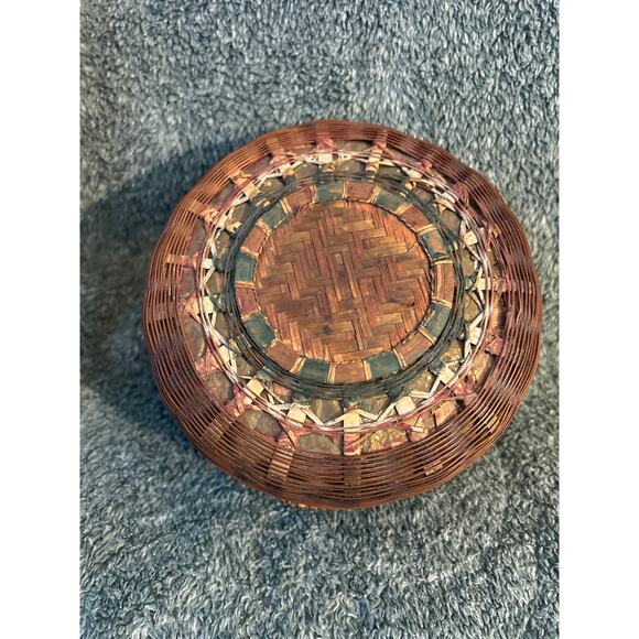 Original Chinese Tea Basket Circa Early 1900s - Picture 1 of 10